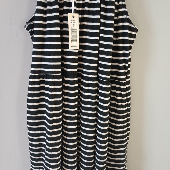Max Studio Women's Size Small Tiered Maxi Dress Stripes Sleeveless Long NWT $158 - Picture 6 of 16